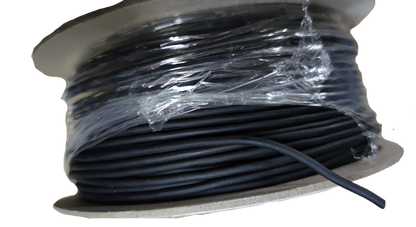 Spool of black AWG26 Shielded Cable wire from Taiwan for electronic and electrical applications