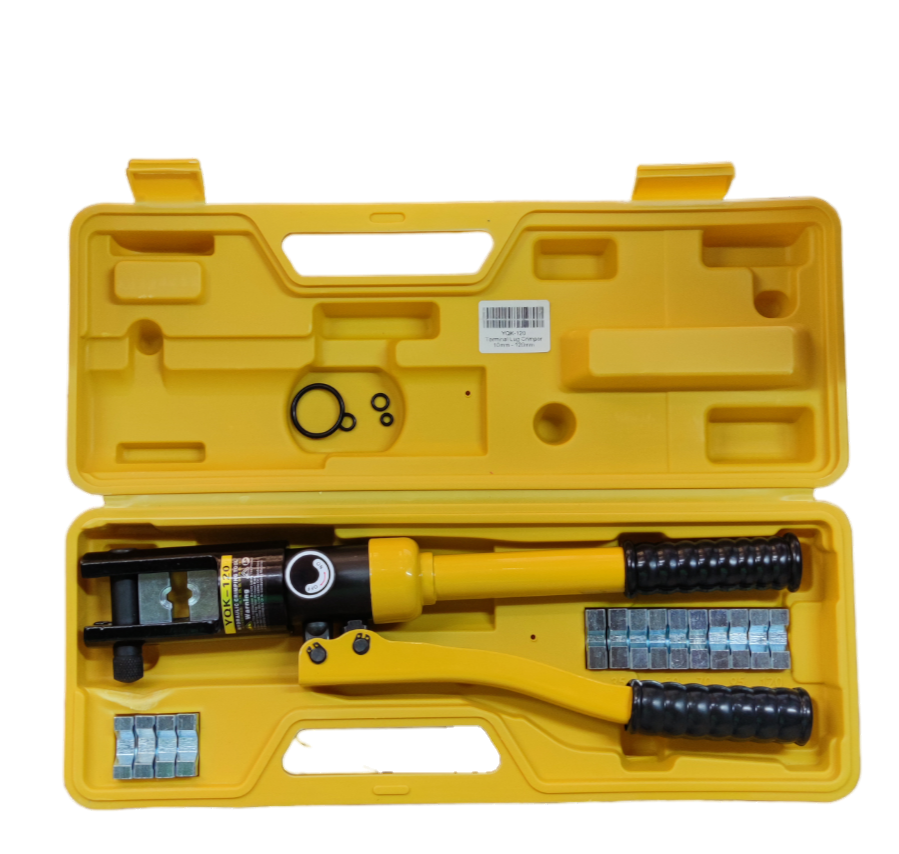 Grippes Crimper Pliers for Terminal Lugs 10mm - 120mm ( YQK-120), Hydraulic Crimping Tool for Terminal Lugs