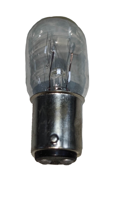 Electx Electrical Supply B15 warning lamp bulb 220V incandescent bulb with clear glass and metal base