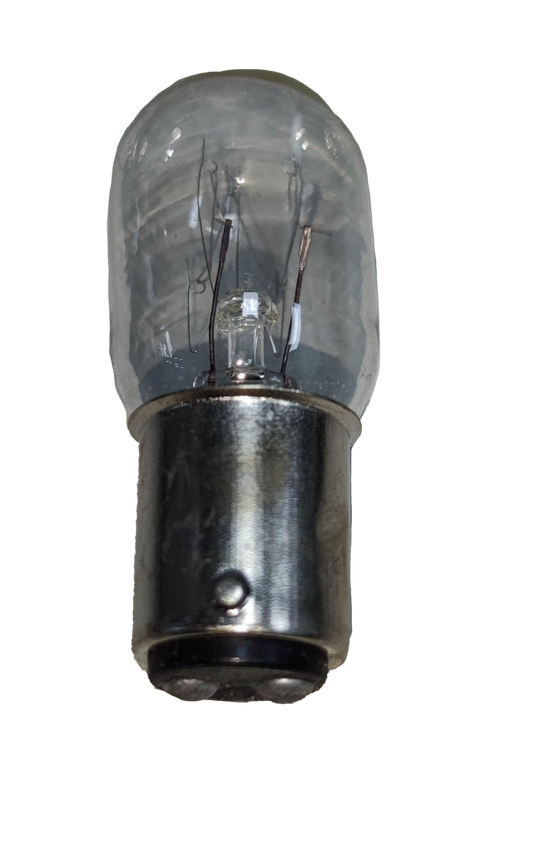 Electx Electrical Supply B15 warning lamp bulb 220V incandescent bulb with clear glass and metal base