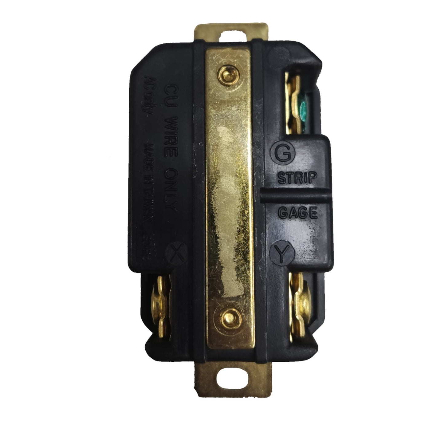 Grippes 30A Twist Lock Outlet 2P+E (3P) 250V (NEMA L6) WJ6331B, Twistlock