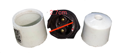 B22 hanging socket 250V white ceramic lighting installation accessory with detailed internal view