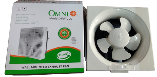 Omni Exhaust Fan 8" Wall Type ,Exhaust Fan 8 Inches 220V
