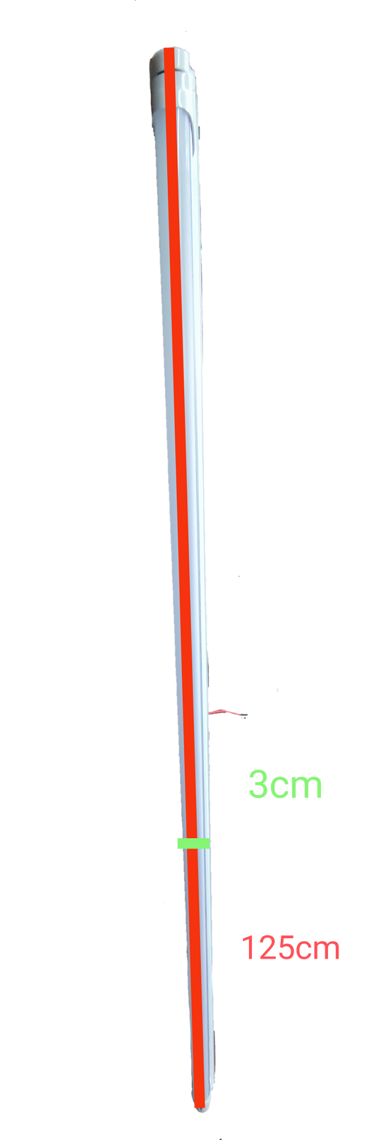 Denko 18W T8 LED Fluorescent Tube with Fixture 220V Double Ended