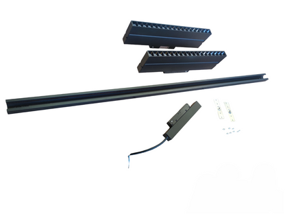 ILLUMIQ TERRA Magnetic Track Light 1 Meter 26mm with 2pc 18W LED Foldable Grille Track Light 220V Warm White 3000K