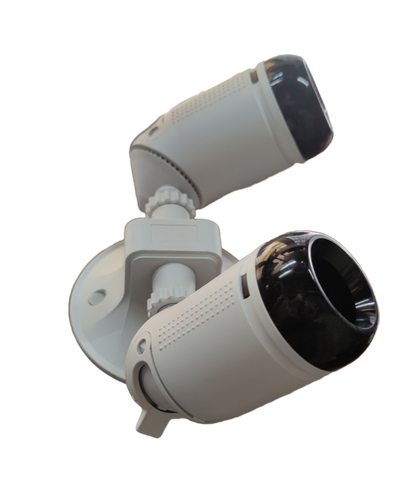 Omni Weatherproof Heavy Duty Lamp Holder 2 x E27, Outdoor E27 Socket Angle Lamp Holder Deluxe Weatherproof Twin Lamp holder