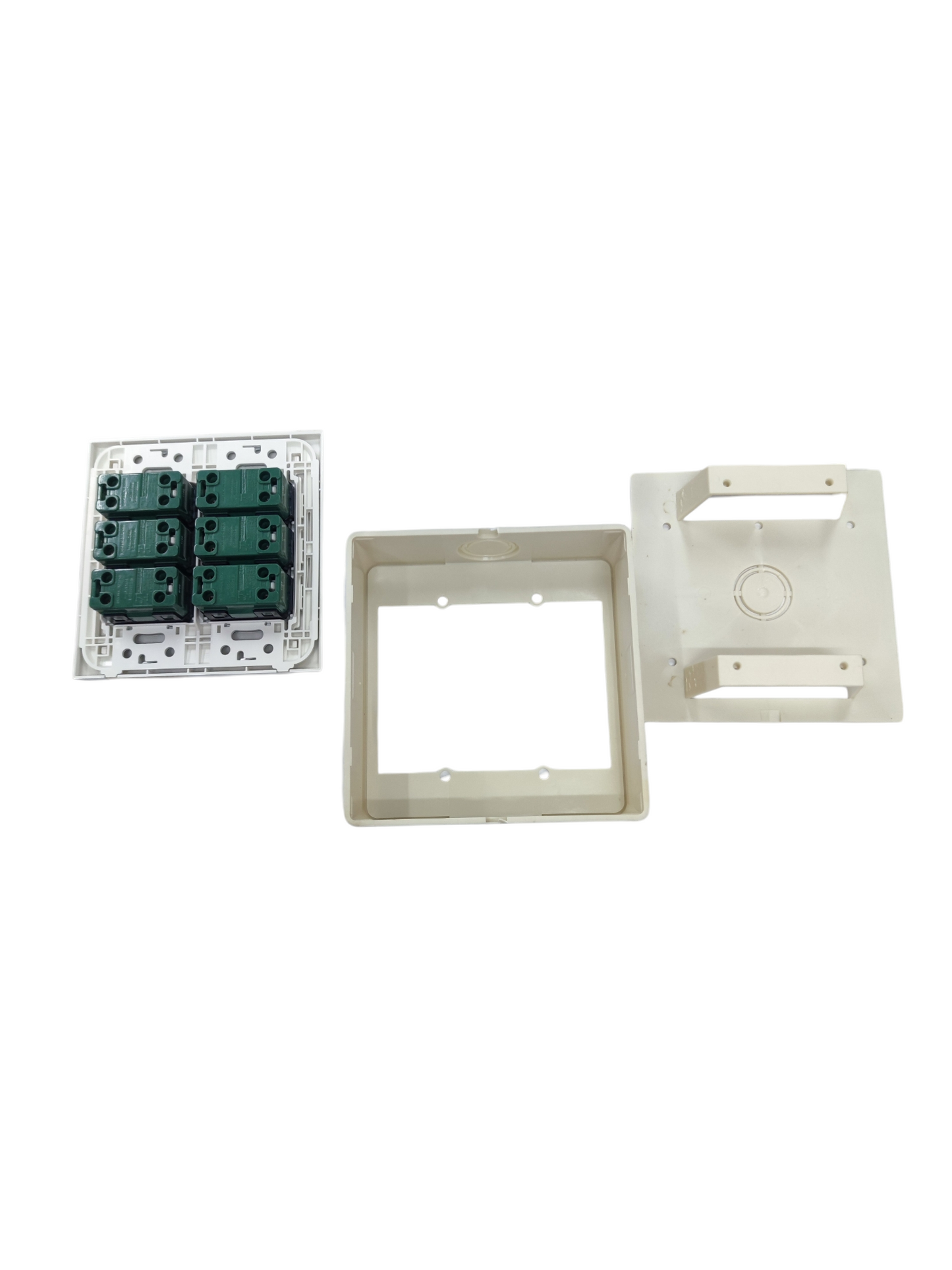 Panasonic 6 Gang 1 Way Switch 16A 220V Device Wide Series with Utility Box WEG6806+(6XWEG5001K-5)+Utility Box