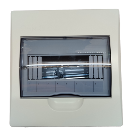 Omni 8 Ways Distribution Panel Box MDP-08PP Recessed Type Distribution Panel for Miniature Circuit Breaker