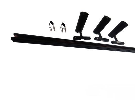 ILLUMIQ TERRA Magnetic Track Light 1 Meter 26mm with 3pcs 12W LED Spot Track Light Warm White 3000K 220V