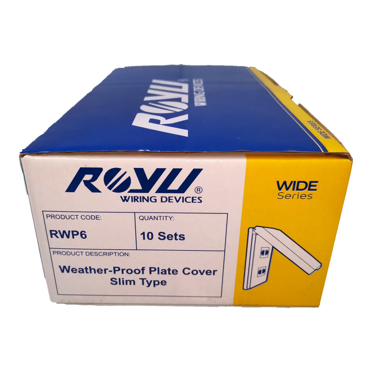 Royu Weatherproof Plate Cover Wide Series (10pcs) RWP4