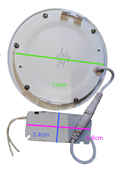 OES 9W LED Downlight Slim Type Daylight 6500K 220V