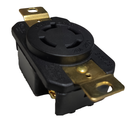 Grippes 20A Twist Lock Outlet 3P+E (4P) 250V Grippes (NEMA L15) WJ6421B, Twistlock