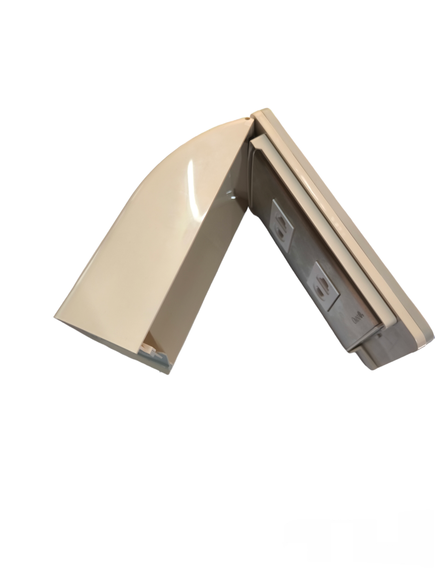 Omni Weatherproof 2 Gang Universal Outlet 15A 220V with Stainless Plate Cover WPP-601+WWP-112S+(WWU-200x2)