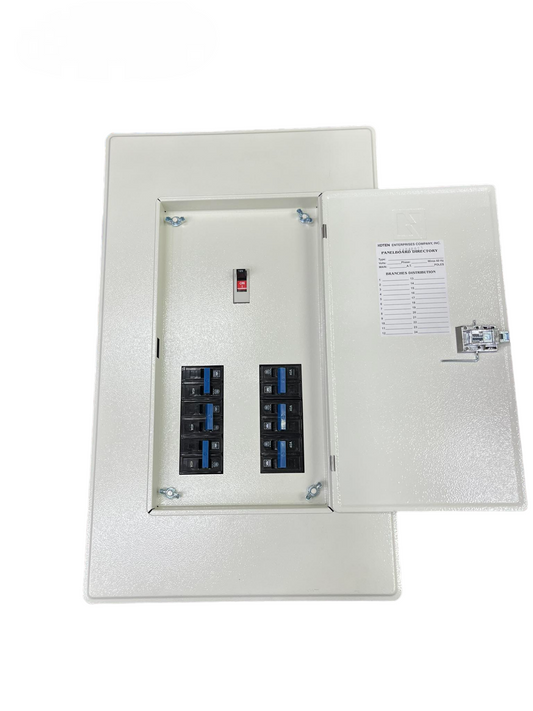 Koten & Taiyou Panel Board 175A 2Pole Main 250SPS with 6 Branches 2 Pole Bolt on