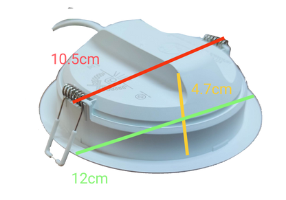 Philips LED Downlight 9W Warm White 220V (4.8") Philips Downlight 59449 Meson