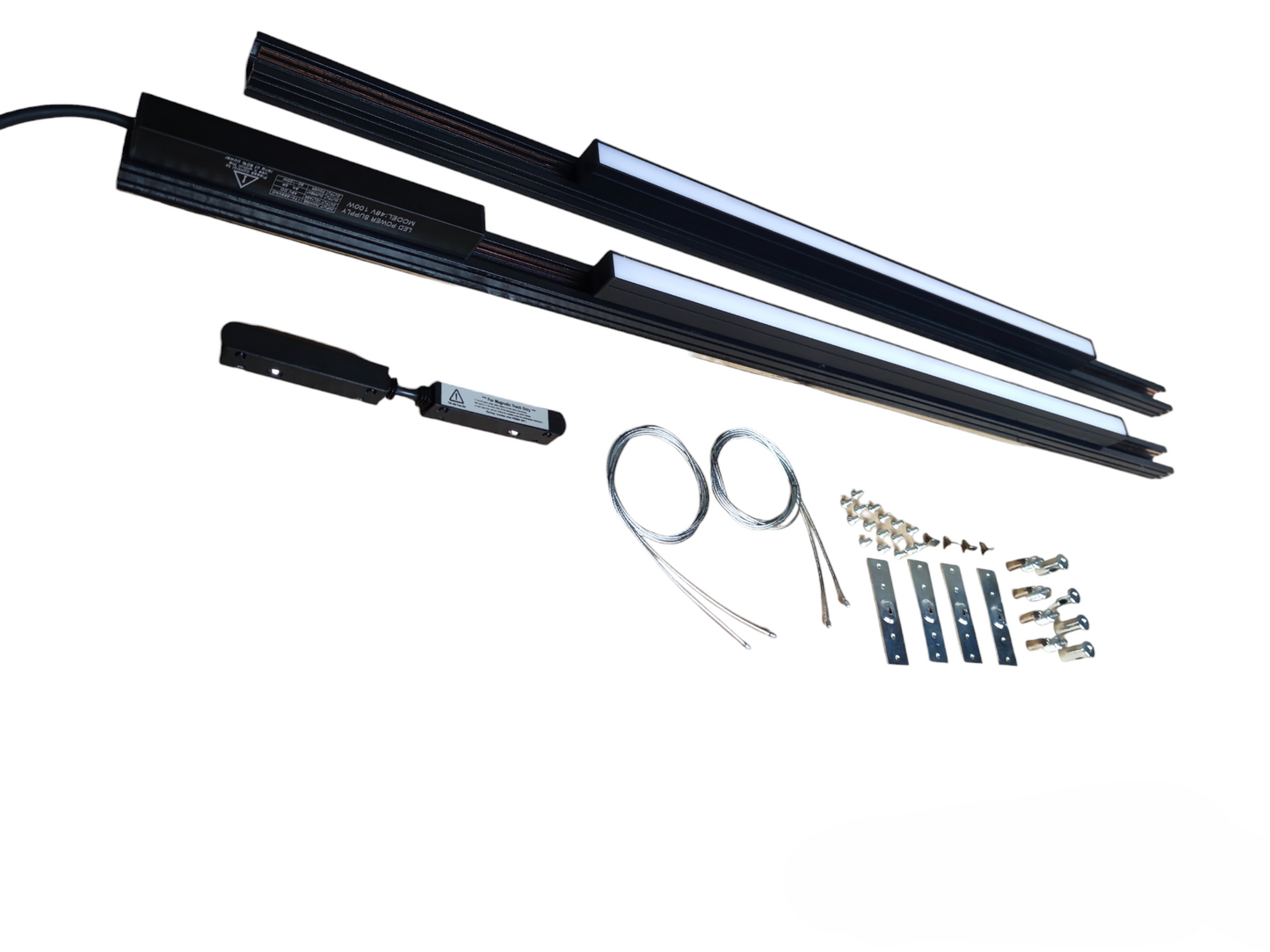 ILLUMIQ TERRA Magnetic Track Light 2 Meters 26mm with 4pcs 18W LED Foldable Grille Track Light 220V Warm White 3000K