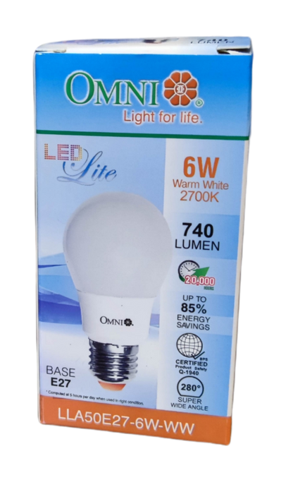Omni 6W LED Bulb E27 220V