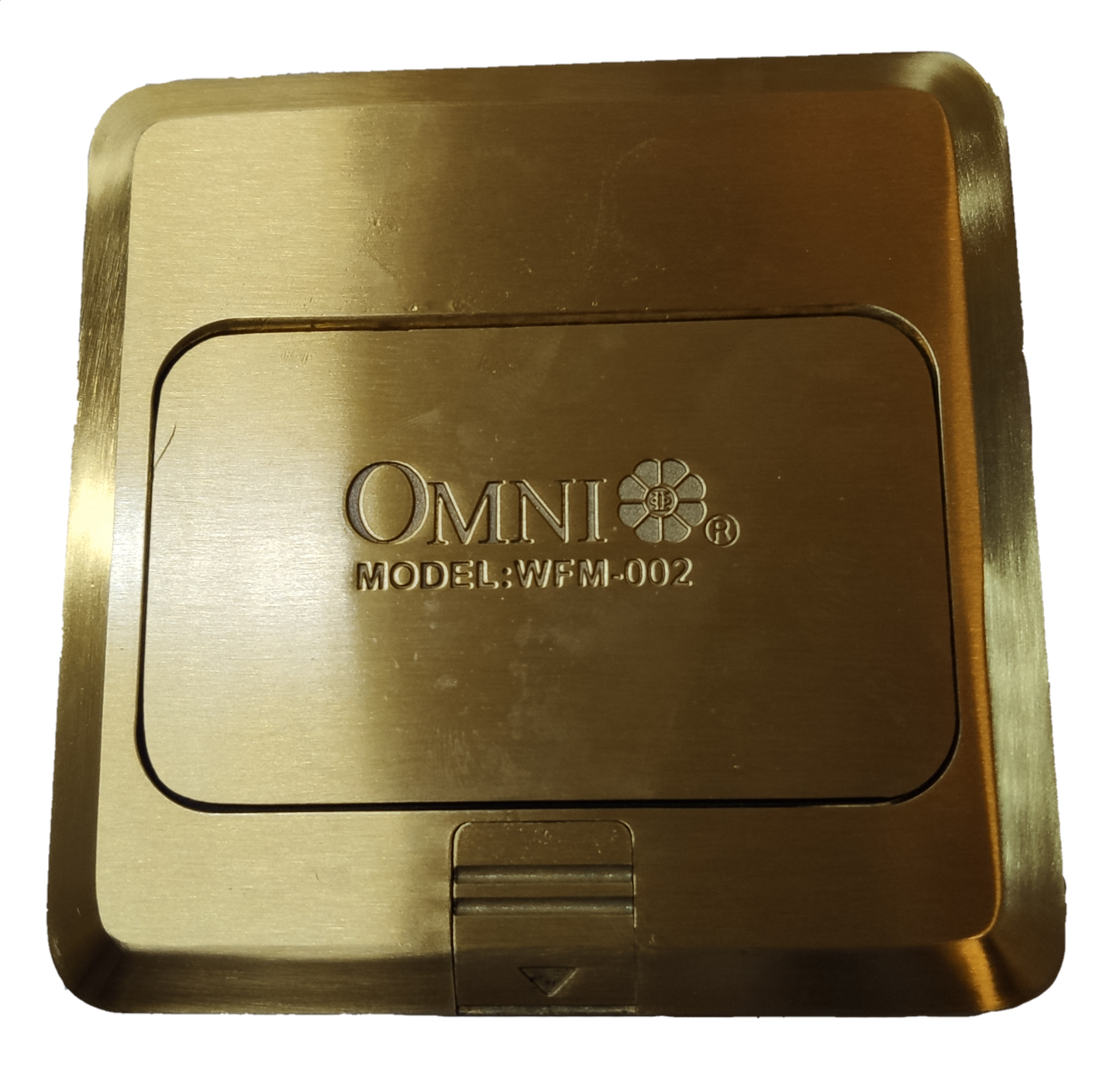 Omni Floor Outlet Square 2 Gang Universal with Ground Pop-up with Utility Box , Pop up Floor Outlet 2 Gang Universal with Ground 15A 250V with Utility Box, Floor Mounted Outlet 2 Gang Universal with Ground( Omni)