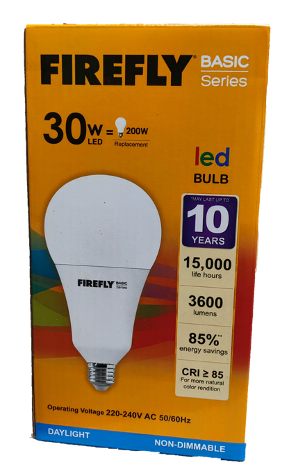 Firefly 30W LED Bulb E27 220V Daylight, 30W LED Bulb EBI130DL