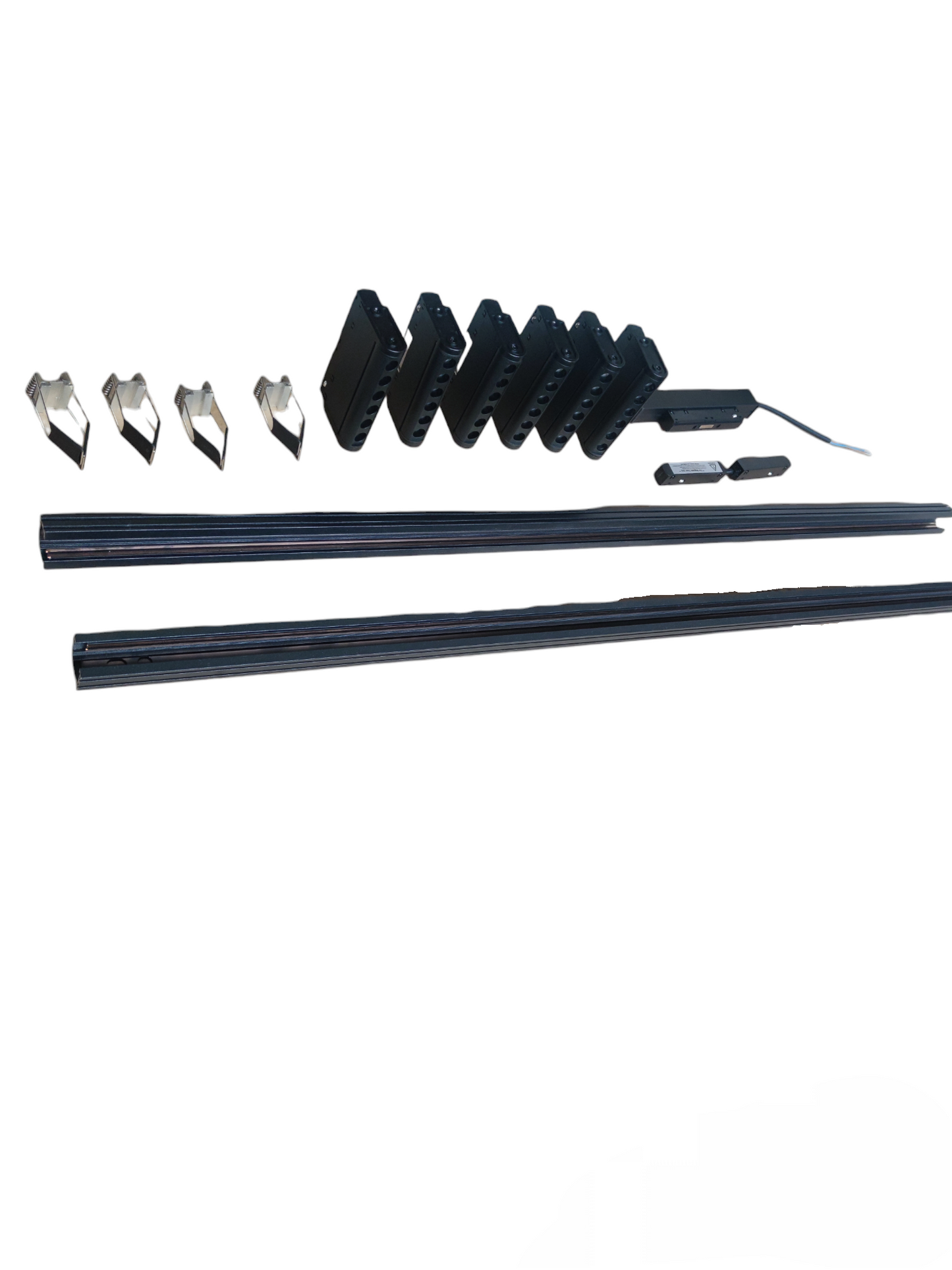 LED Magnetic Track Light 2 Meters 26mm Magnetic Track with 6pcs 6W LED Rotary Grille Track Light 220V Warm White 3000K ( ILLUMIQ TERRA) Series 20