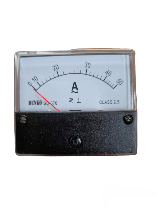 Denko 50A AC Panel Meter 60mm x 70mm