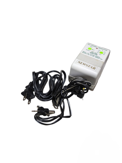 Newstar Universal Multiple Adaptor Regulated Power Supply 1000Ma Output Voltage 1.5, 3, 4.5, 6, 7.5, 9, 12V DC 220V / 110V input