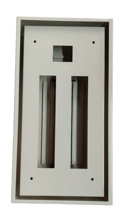 Panel Board 14 Branches 2 Pole Main and 2 Pole Branches For Miniature Circuit Breaker  Surface Type( Panel Board Only)