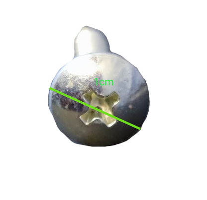 Local Screw 1 x 2 cm Chrome ( 30PCS), Wood Screw 1" Chrome Philips