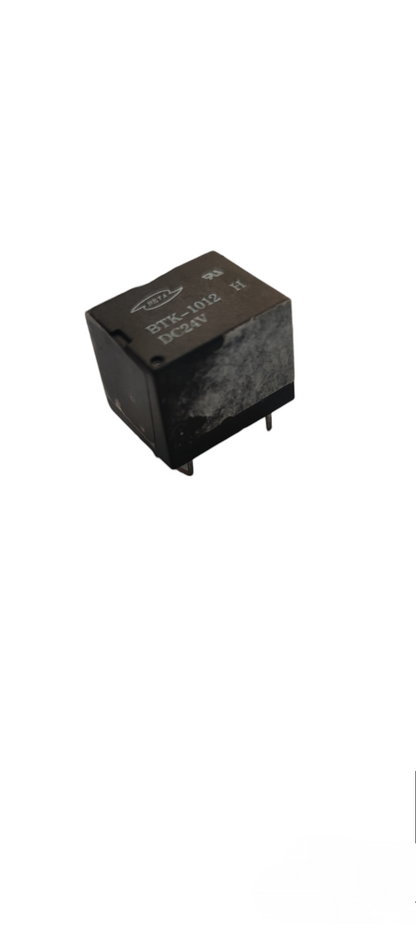 Black 24 volt relay switch 5 terminal electrical component for local circuitry parts