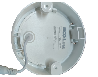 Ecolum 18W Daylight Surface Slim Downlight 8 inches 220V 6500K 8" LED Round Downlight