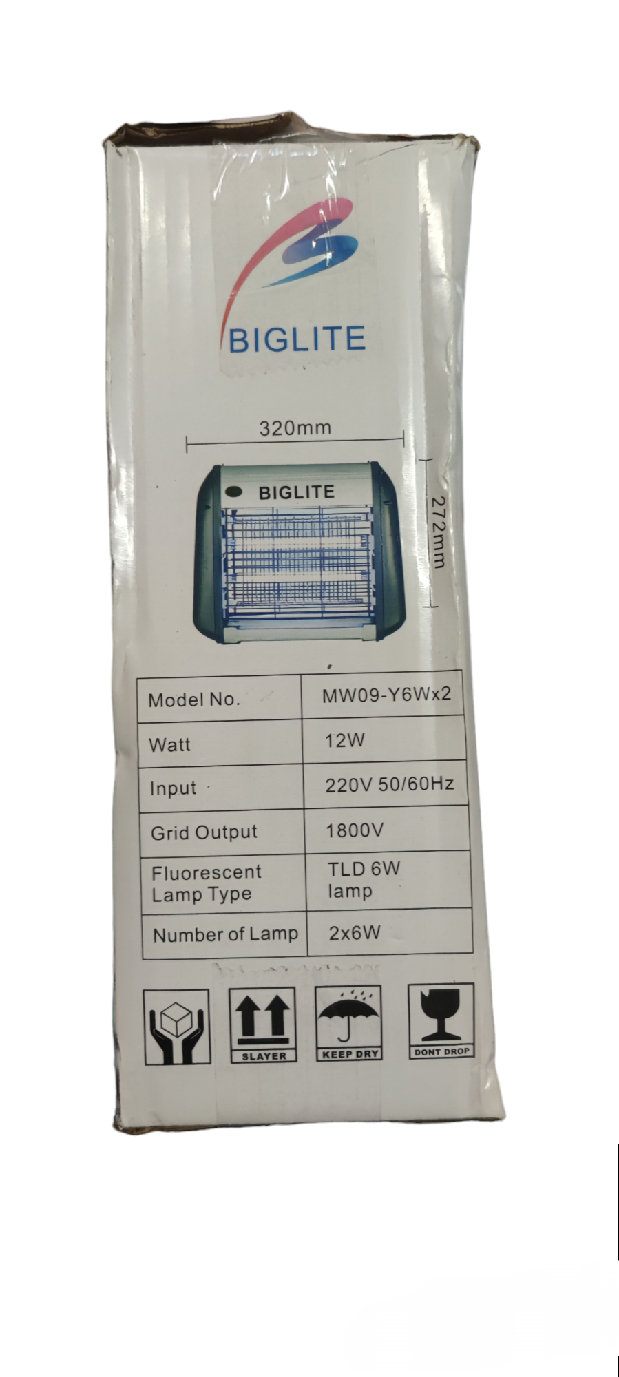 Electx Electrical Supply 12W insect killer electric Biglite model MW09-Y6Wx2 with dual fluorescent lamps