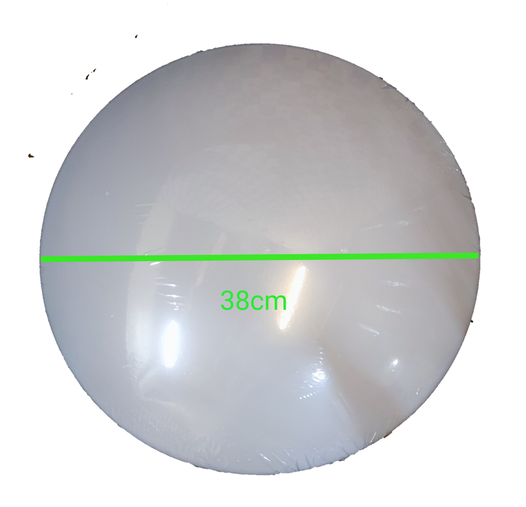 Round white 24W LED ceiling light 220V with 38cm diameter made in China