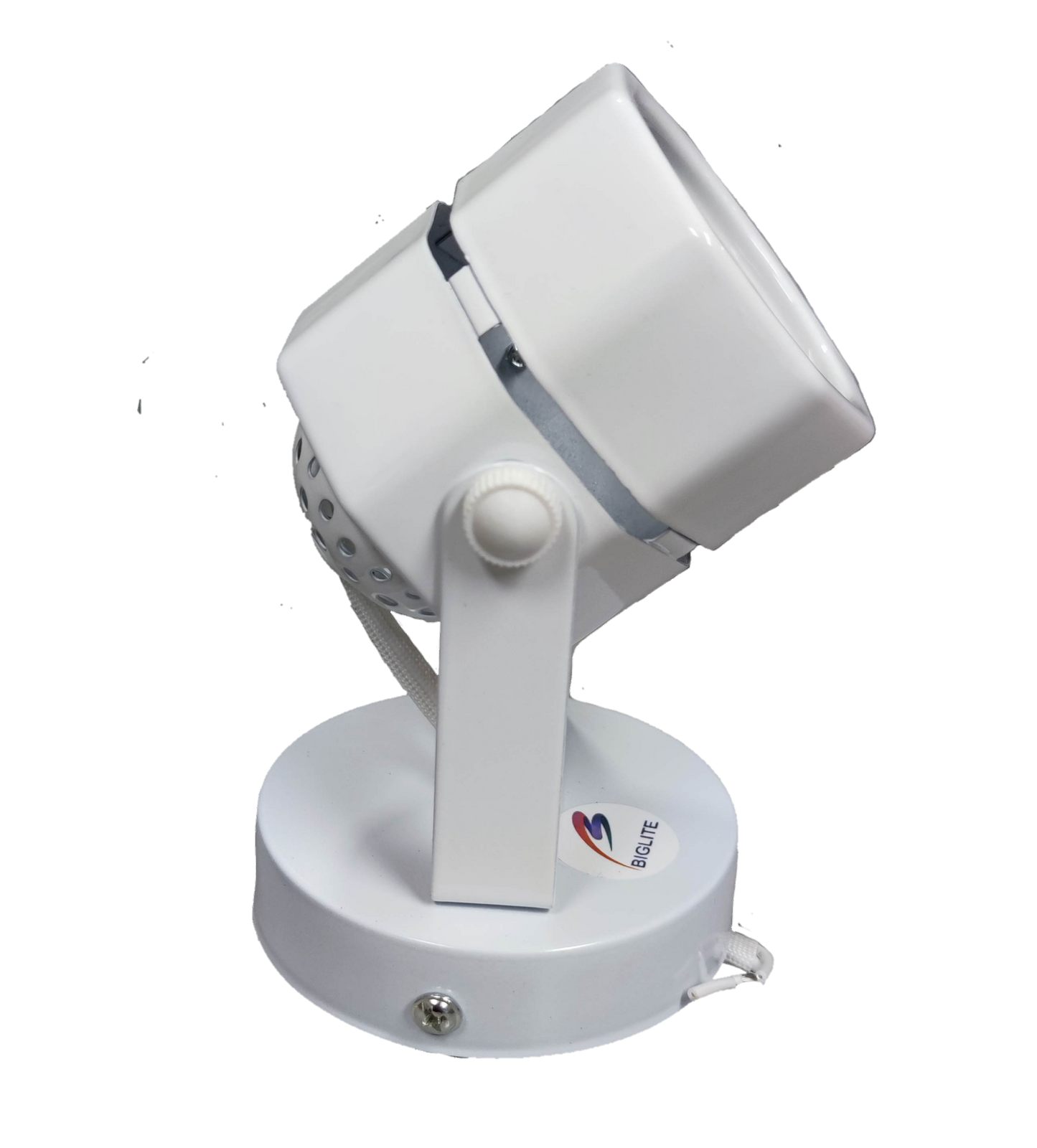 Biglite MR-16 Lamp Holder Spot Light Holder adjustable white directional spotlight on round base for accent lighting