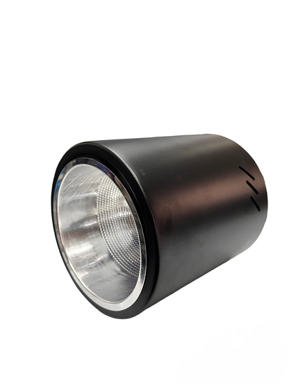 Biglite 6 inch surface mount downlight black finish with reflective inner surface for ceiling lighting