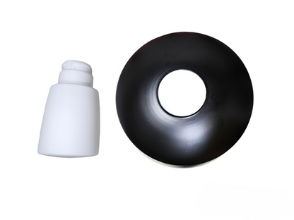 Biglite black luxe hanging lamp ceiling light components with white socket and black shade