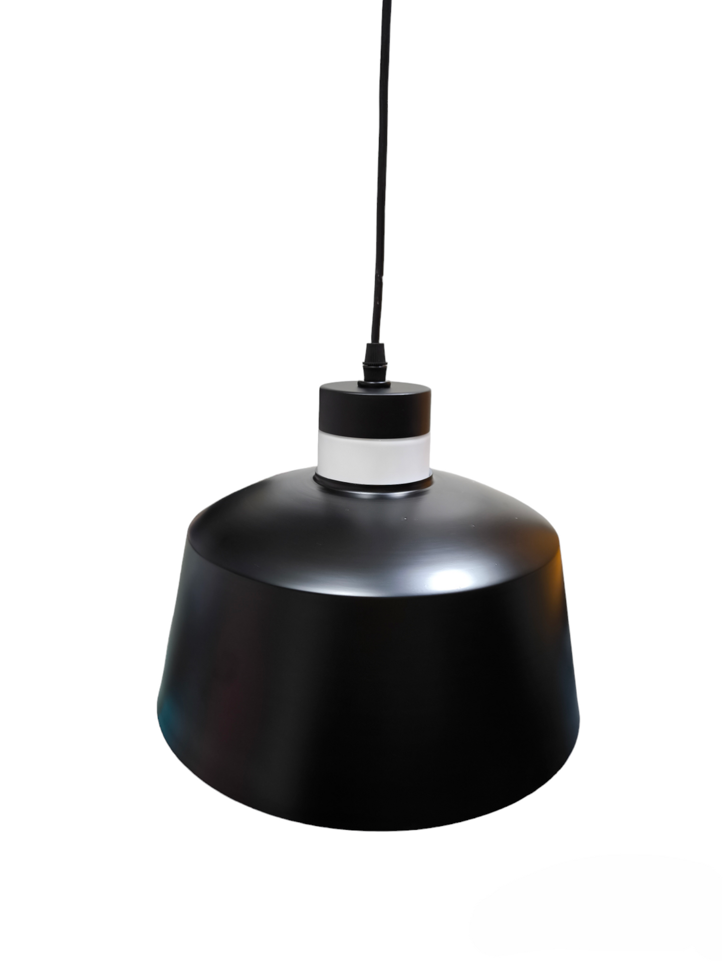 Biglite black luxe hanging lamp with matte finish and modern design for ceiling lighting