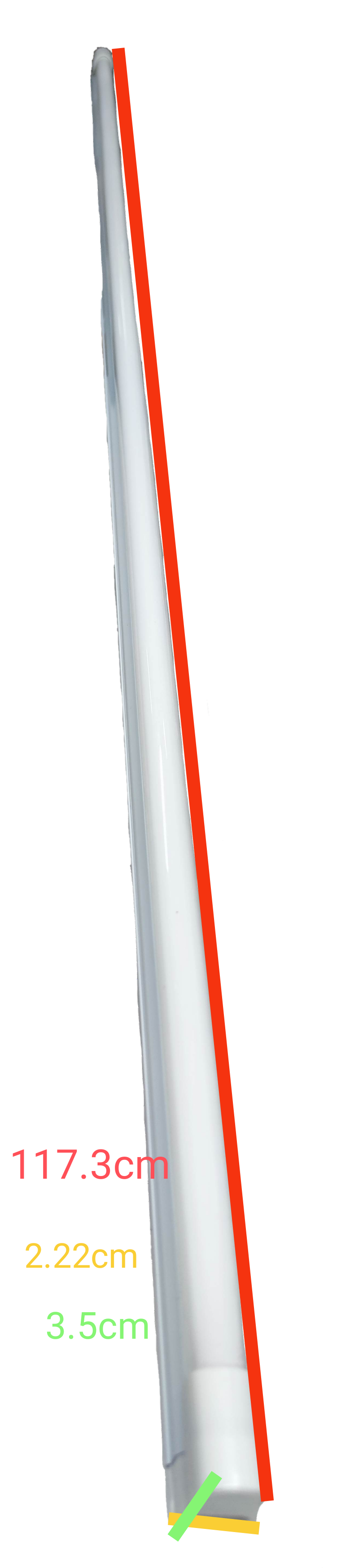 Firefly blue fluorescent lamp 28 watt 220V long tube light with white casing