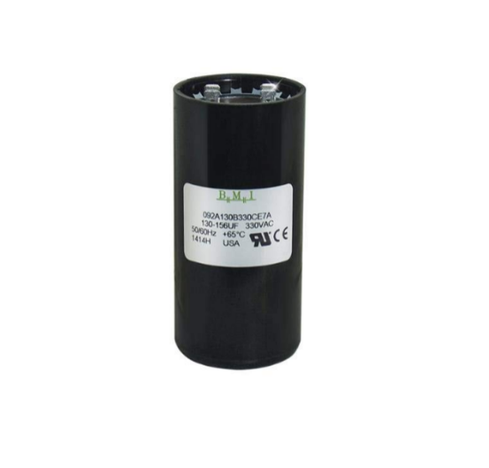 BMI motor starting capacitor 130-156UF 330V for electrical systems and machinery applications