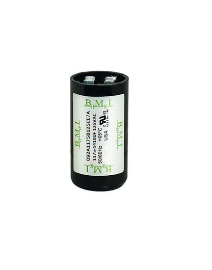 BMI 1175-1410uF Motor Capacitor 125V AC for reliable electrical performance and motor efficiency