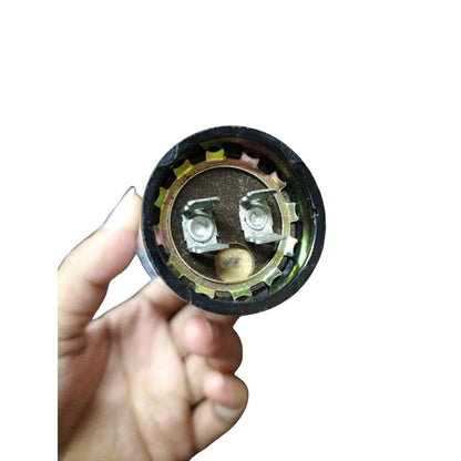 200-240MFD motor start capacitor showing terminal connections for electrical circuits