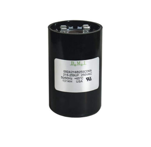 BMI 216-259MFD AC capacitor 250V used for electrical applications with durable design
