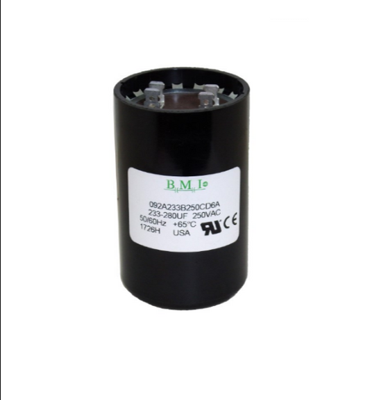 BMI 233-280MFD AC capacitor 250V for electrical applications with reliable performance