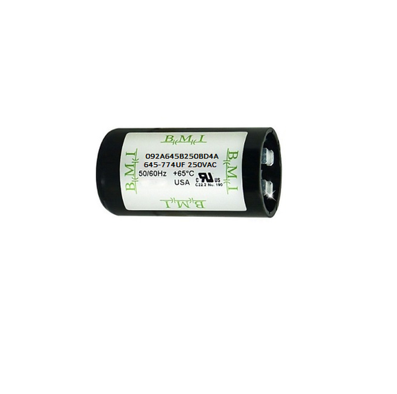 BMI 645-774 UF motor starting capacitor 250VAC electrical circuitry component for motors