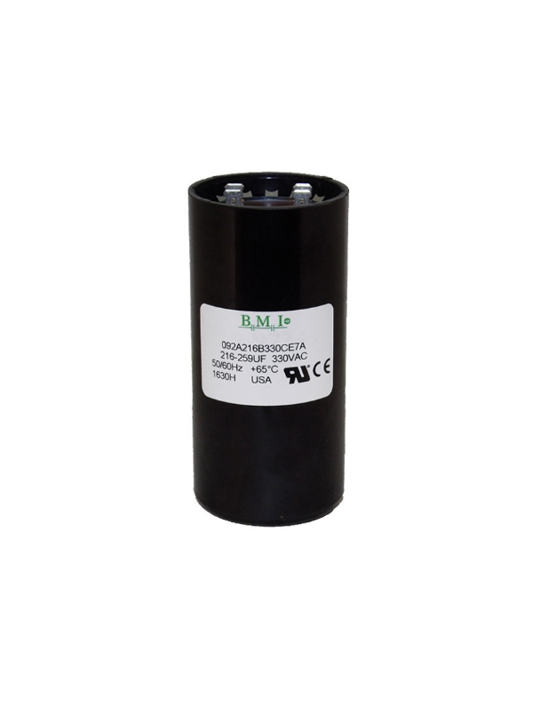 BMI Motor Capacitor 216-259uF for electrical circuits and parts with reliable performance.
