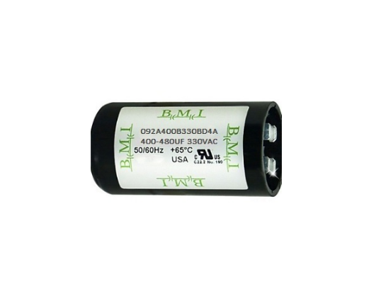 BMI Motor Starting Capacitor 400-480UF 330V for efficient motor operation in appliances and machinery