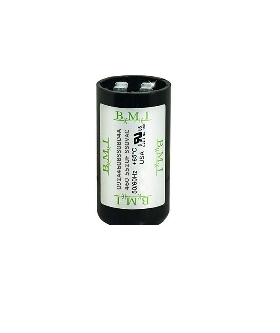 BMI motor starting capacitor 460-552UF designed for efficient motor performance and durability