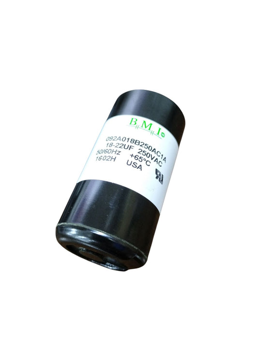 BMI Starting Capacitor 18-22UF 250V for electrical circuitry and parts applications