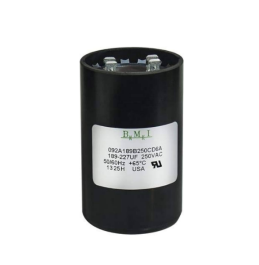 BMI Starting Capacitor 189-227uf 250V AC for electrical systems and motor applications