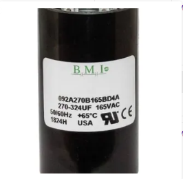 BMI Starting capacitor 270-324UF 330V for reliable motor operation and energy efficiency