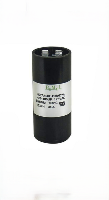 BMI Starting Capacitor 400-480UF for electrical applications, 125VAC, durable and reliable.